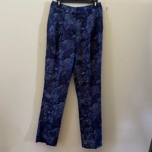 Elizabeth & James Hawke 100% silk floral pants new with tag size 4